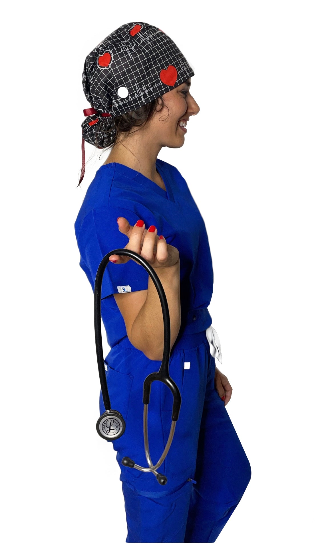 The Chaku Company Royal Blue Jogger Scrub Set