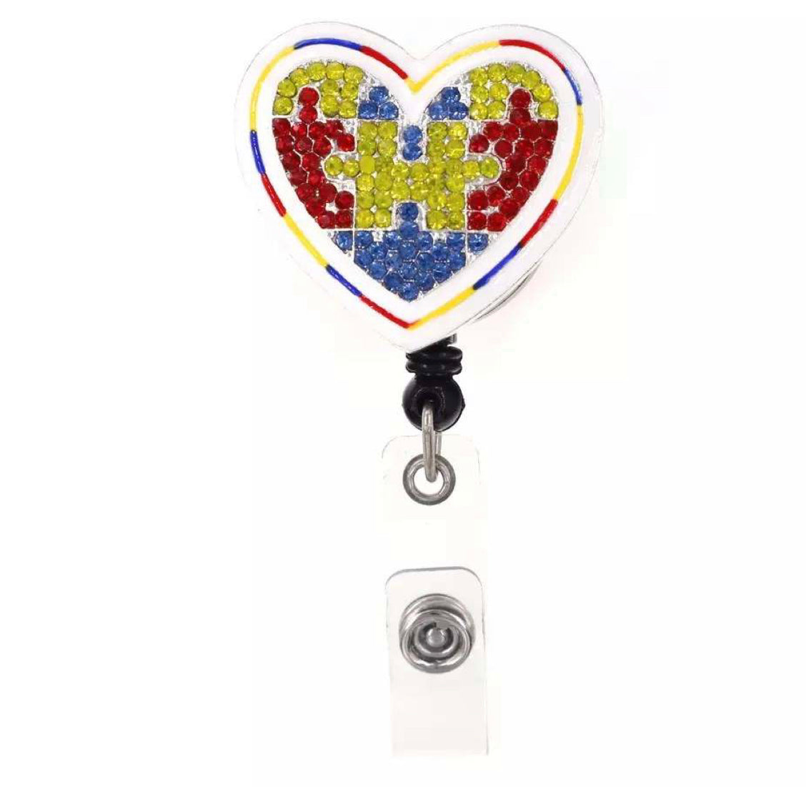 “Autism Awareness” Retractable badge reel