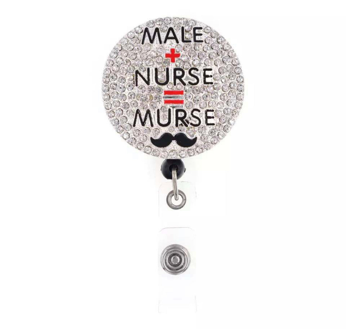 “Murse” Retractable badge reel