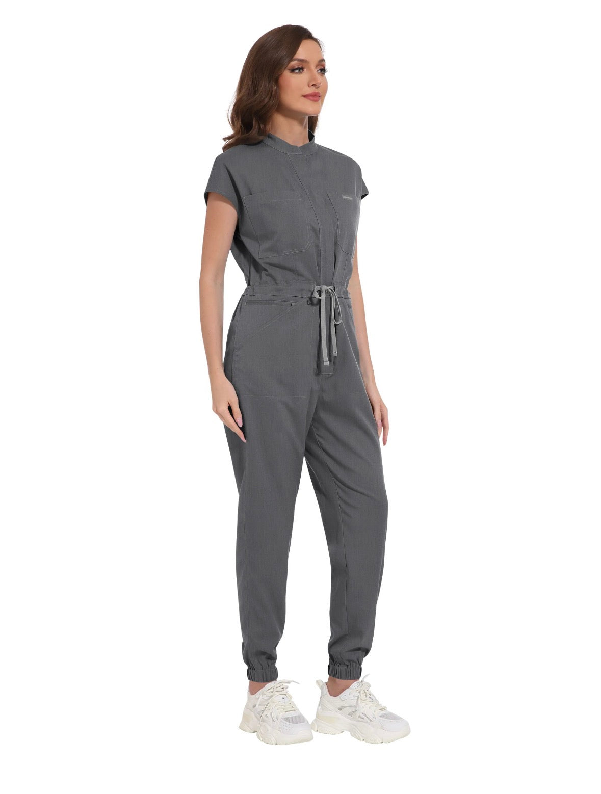Grey Scrub Jumpsuit Pre-Order Now!