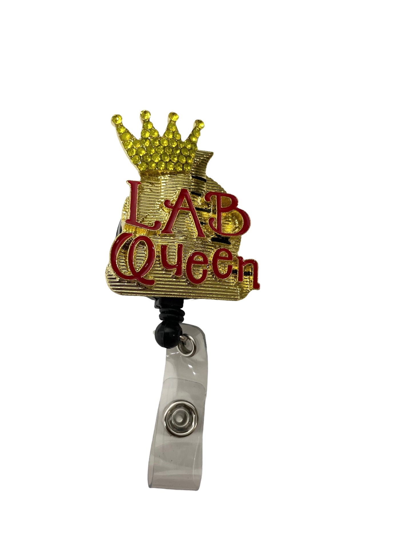 "Lab Queen" Retractable ID badge holders